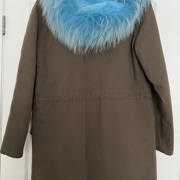 Yves Salmon Army Parka Oversized Small or Medium - Picture 4 of 6